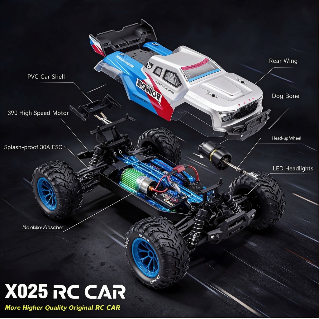 X025 RC Pickup Truck 1:16 Scal - đánh giá và giá Rc Hobby Grade Truck