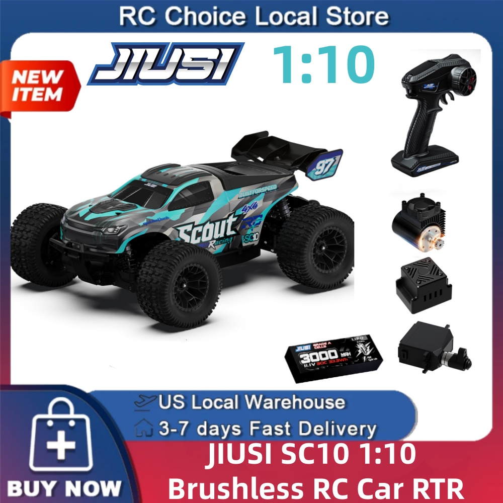 JIUSI SC10 1/10 Brushless RC C - đánh giá và giá Rc Hobby Grade Truck