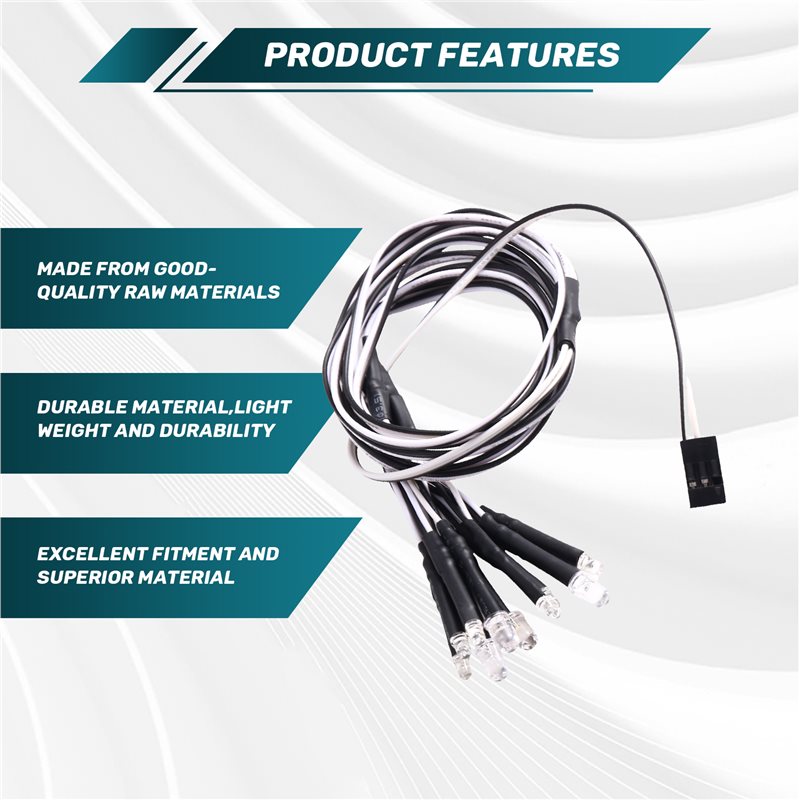 10LED LED Light Headlights Tai - đánh giá và giá Rc Hobby Toucan