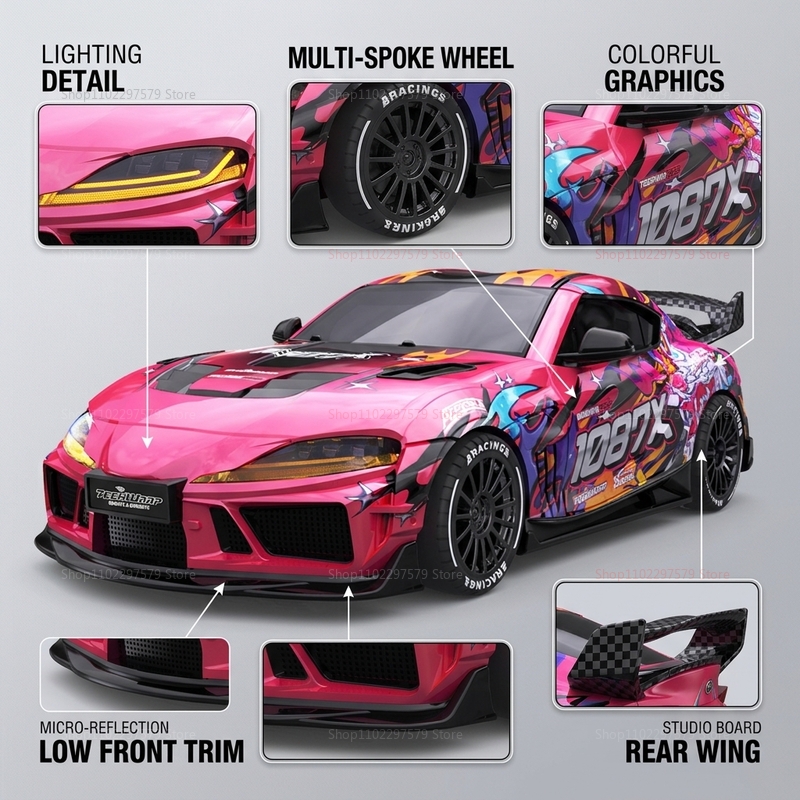 1:43 Scale 20KM/H RC Drift Car - đánh giá và giá Rc Hobby Toucan